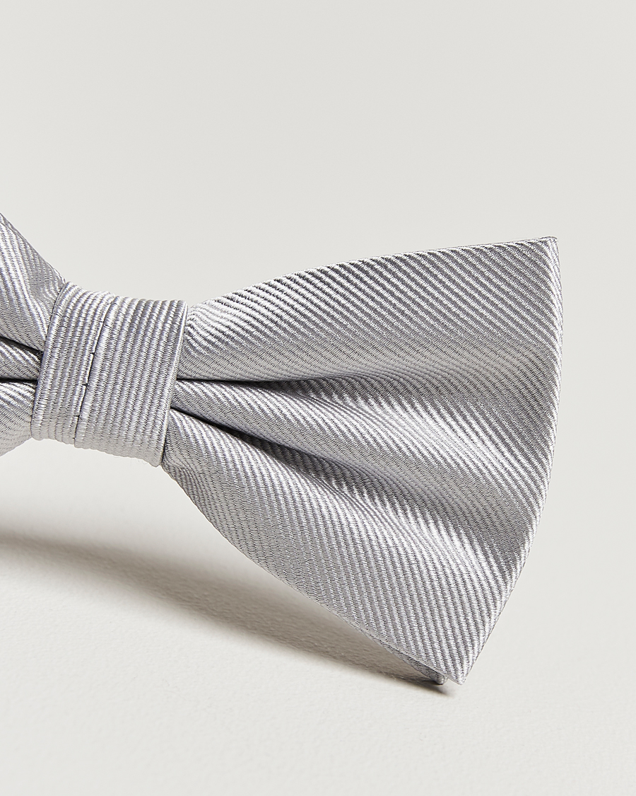Herren | Fliegen | Amanda Christensen | Pre Tie Silk Silver