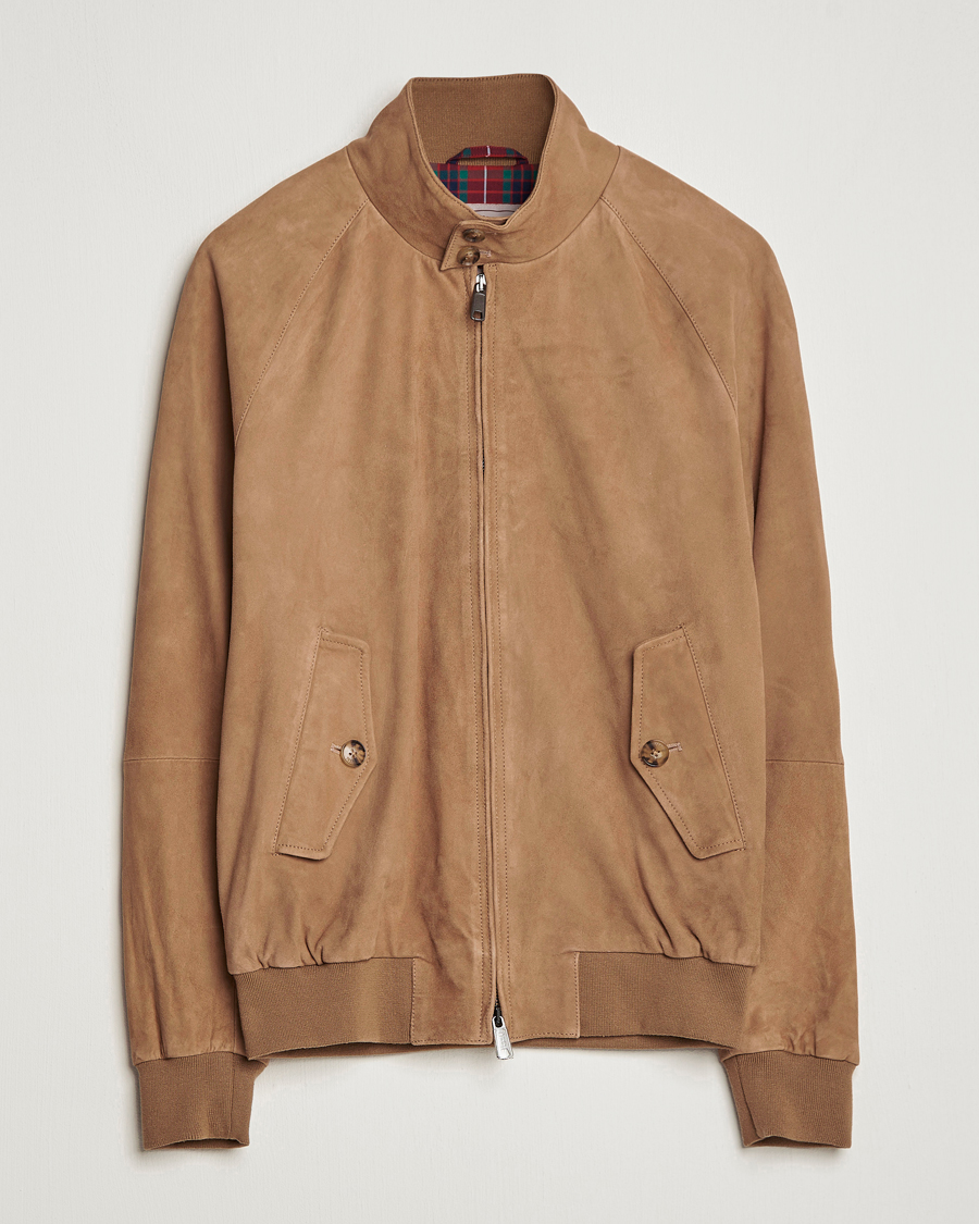 Herren | Jacken | Baracuta | G9 Suede Jacket Tobacco