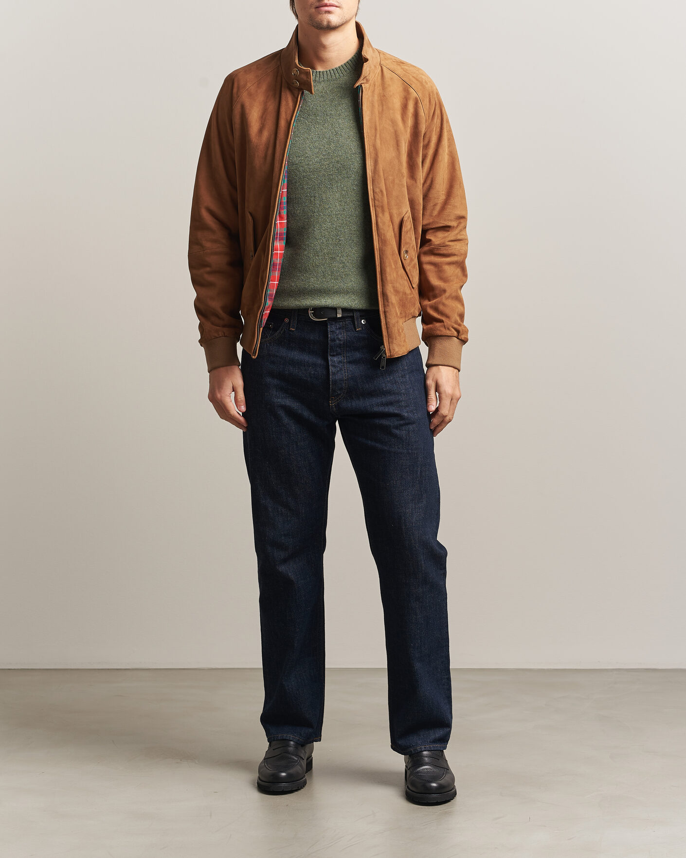 Herren | Jacken | Baracuta | G9 Suede Jacket Tobacco