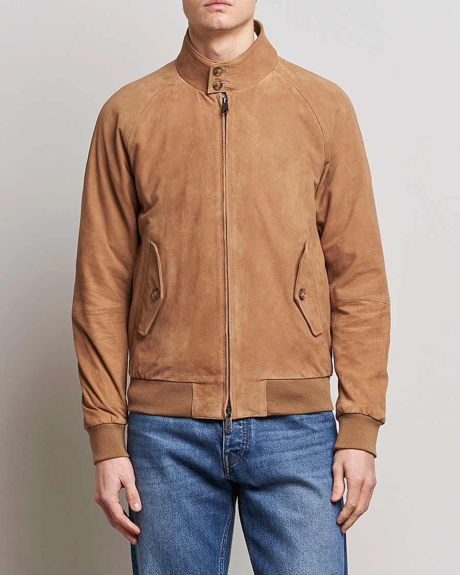 Herren | Preppy Authentic | Baracuta | G9 Suede Jacket Tobacco