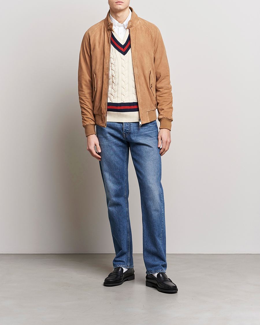 Herren | Jacken | Baracuta | G9 Suede Jacket Tobacco