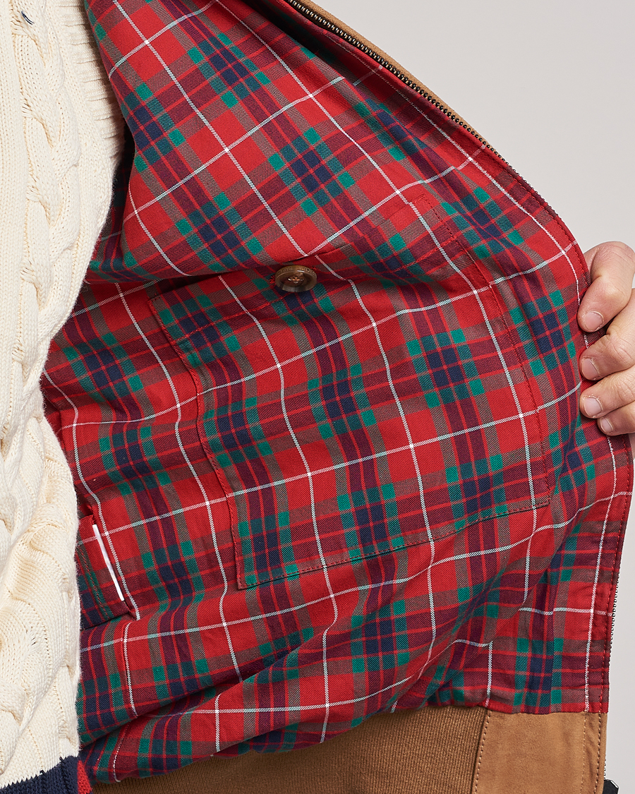 Herren | Jacken | Baracuta | G9 Suede Jacket Tobacco