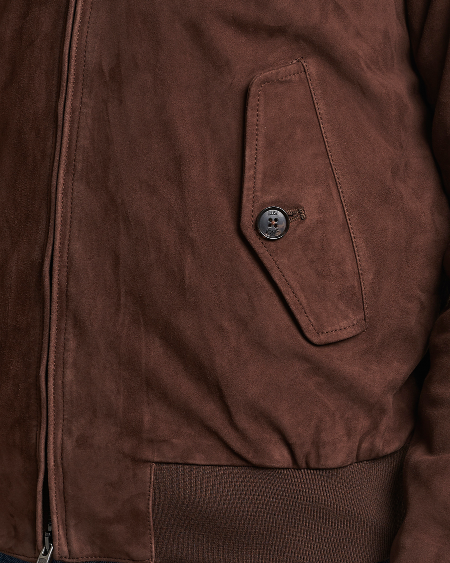 Herren | Jacken | Baracuta | G9 Suede Jacket Chocolate