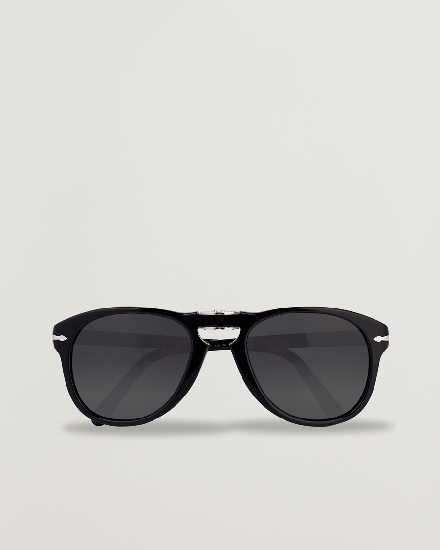 Herren | Persol 0PO0714 Steve McQueen Sunglasses Black | Persol | 0PO0714 Steve McQueen Sunglasses Black