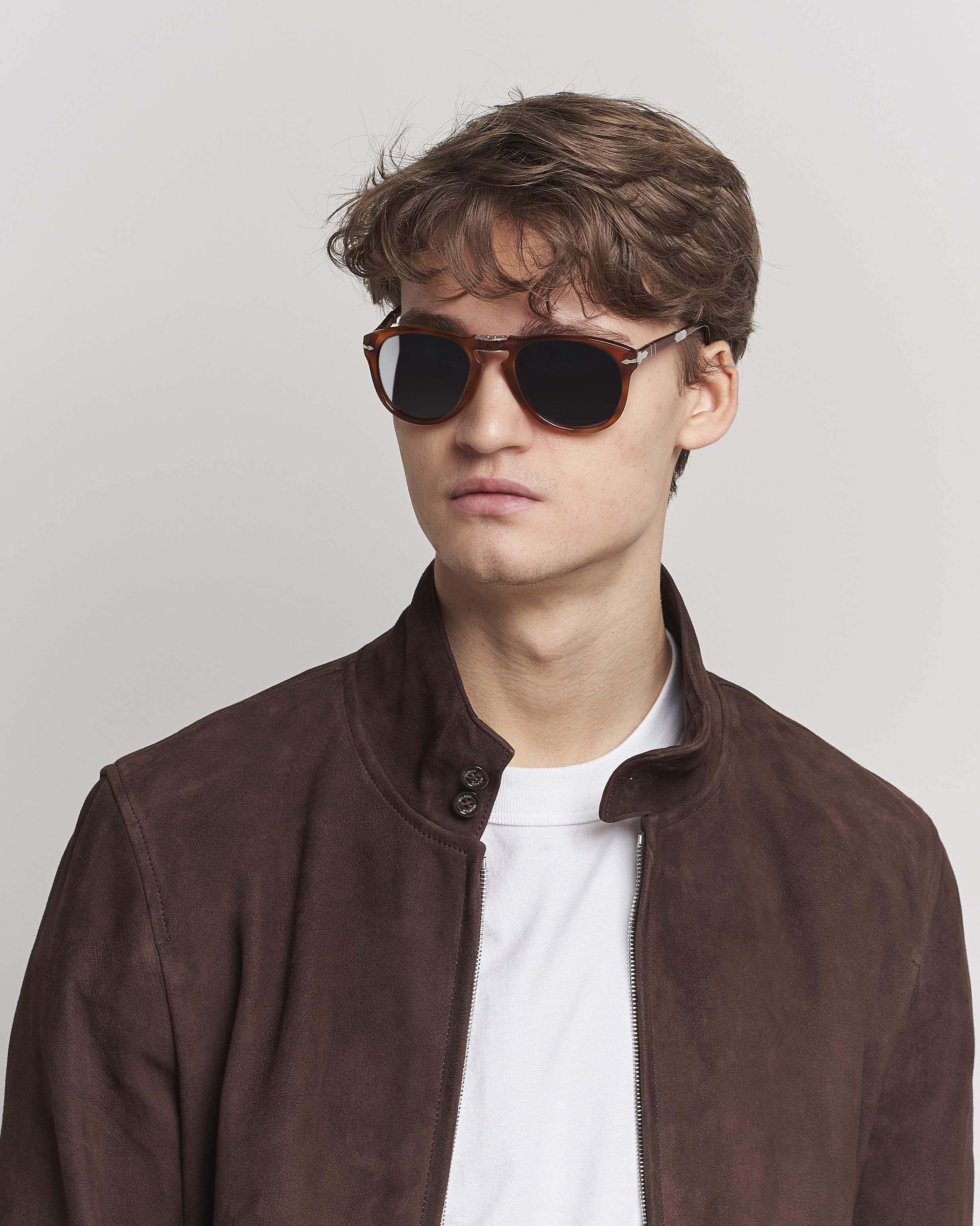 Herren | Persol 0PO0714 Steve McQueen Sunglasses Light Havana | Persol | 0PO0714 Steve McQueen Sunglasses Light Havana