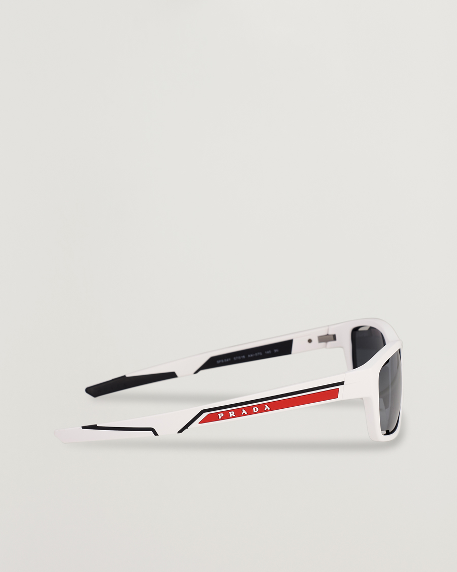 Herren | Prada Linea Rossa 0PS 04YS Sunglasses White | Prada Linea Rossa | 0PS 04YS Sunglasses White