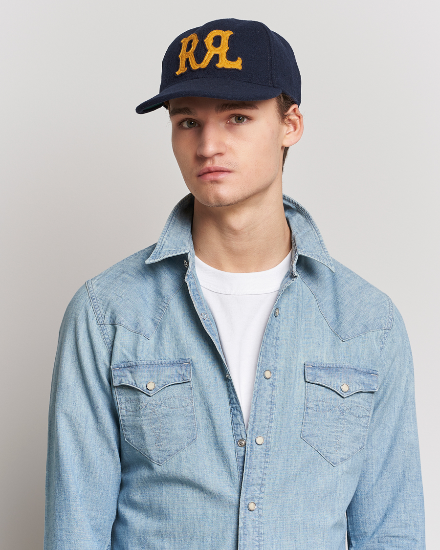 Herren |  | RRL | Wool Ball Cap Navy