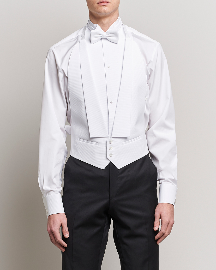 Herren | Anzugshemden | Stenströms | Evening Waistcoat White