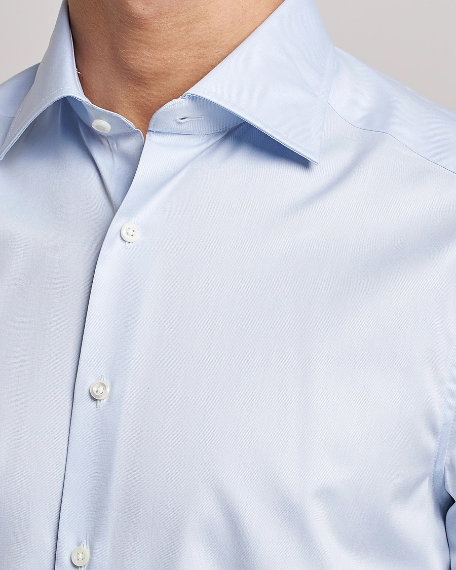Herren | Hemden | Stenströms | Slimline X-Long Sleeve Shirt Light Blue