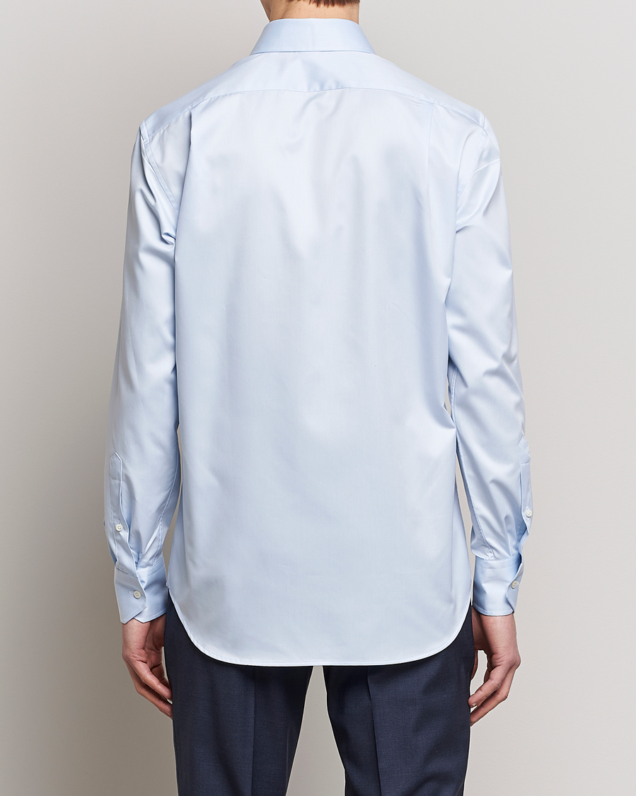 Herren | Hemden | Stenströms | Fitted Body Kent Collar Shirt Light Blue