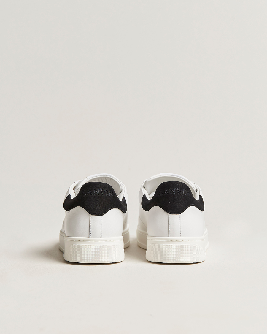 Herren | Lanvin DBB0 Plain Sneaker White/Black | Lanvin | DBB0 Plain Sneaker White/Black
