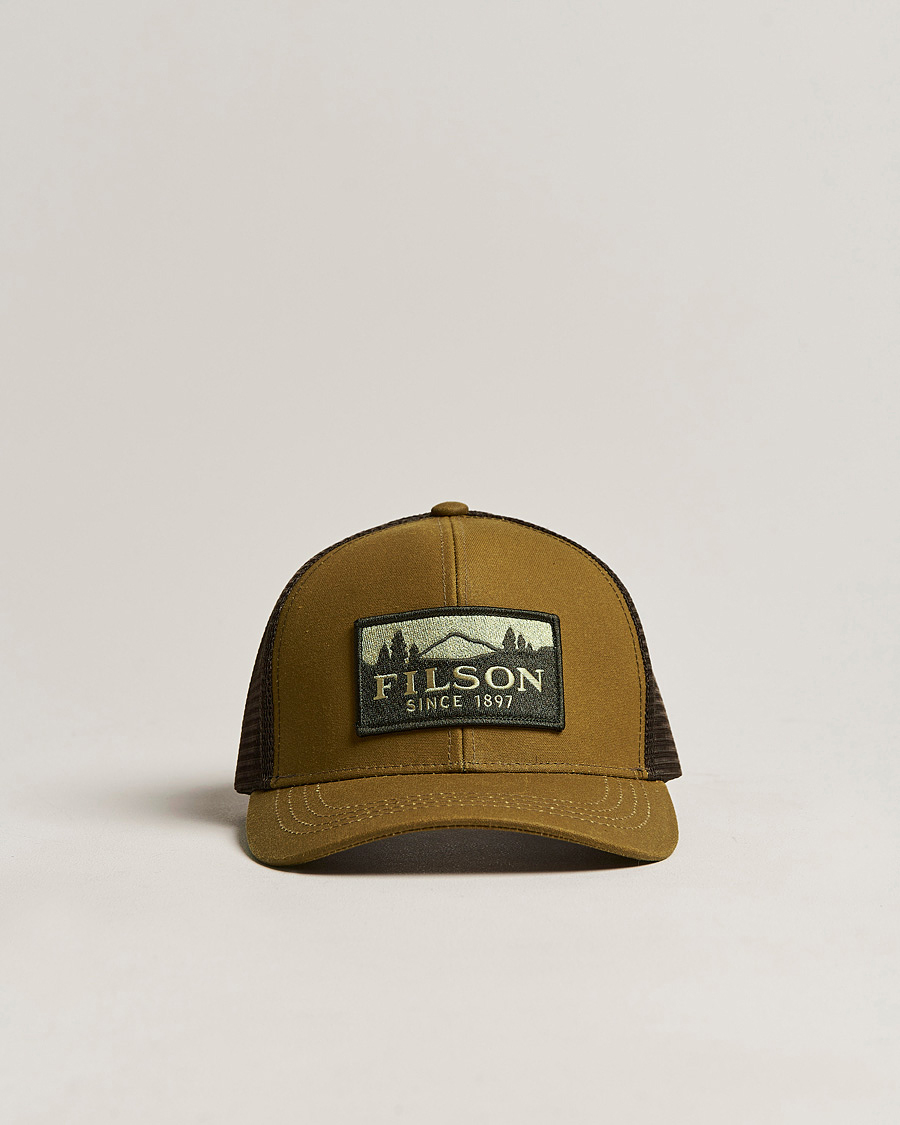 Herren | Hüte & Mützen | Filson | Logger Mesh Cap Dark Tan