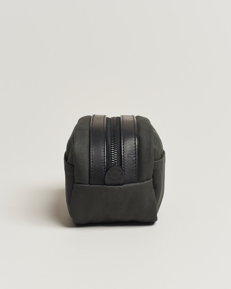 Herren | Filson Rugged Twill Travel Kit Faded Black | Filson | Rugged Twill Travel Kit Faded Black