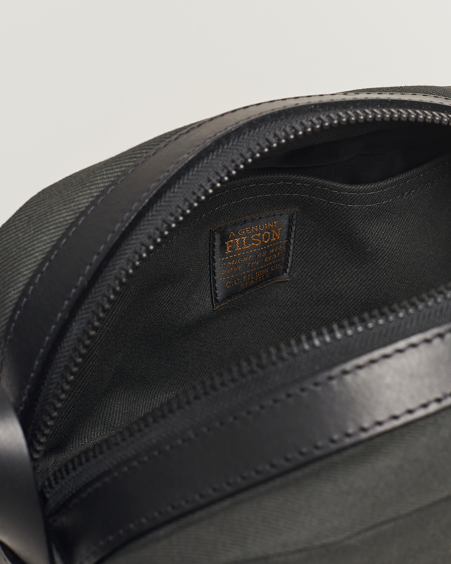 Herren | Filson Rugged Twill Travel Kit Faded Black | Filson | Rugged Twill Travel Kit Faded Black