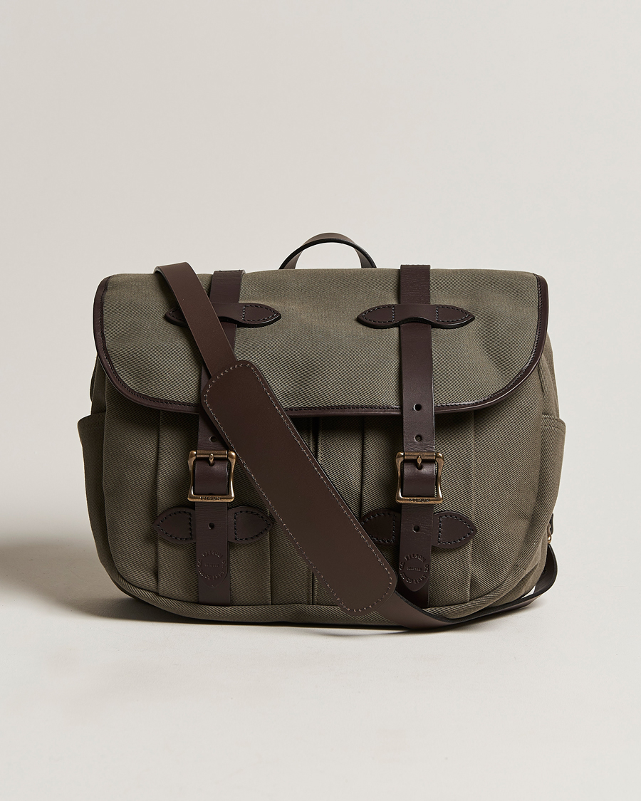 Herren | Filson Rugged Twill Medium Field Bag Otter Green | Filson | Rugged Twill Medium Field Bag Otter Green