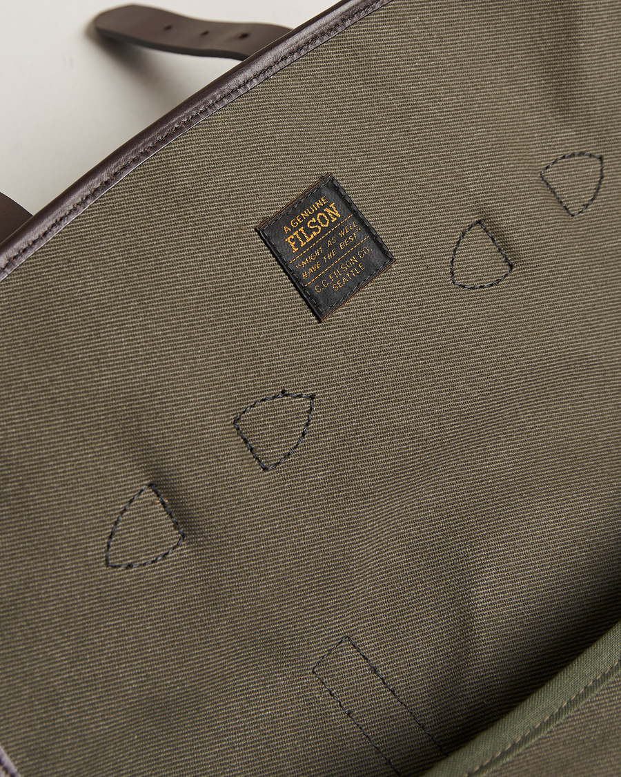 Herren | Filson Rugged Twill Medium Field Bag Otter Green | Filson | Rugged Twill Medium Field Bag Otter Green
