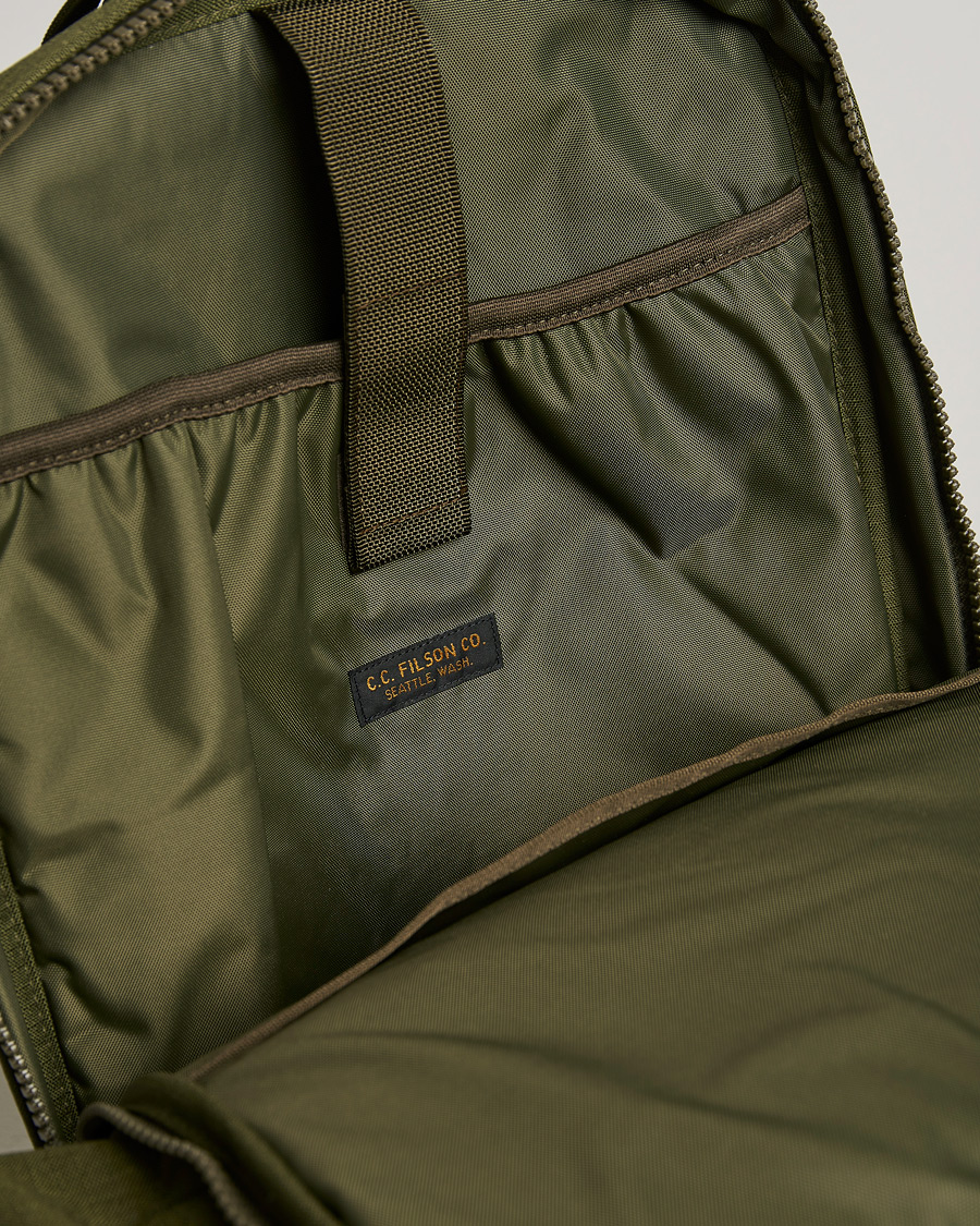 Herren | Filson Ripstop Nylon Backpack Surplus Green | Filson | Ripstop Nylon Backpack Surplus Green