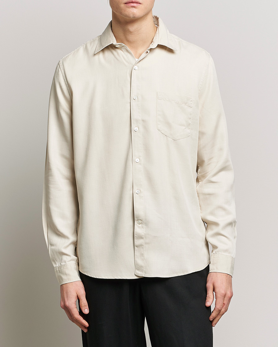 Herren | Overshirts | A Day's March | Daintree Tencel Shirt Sand