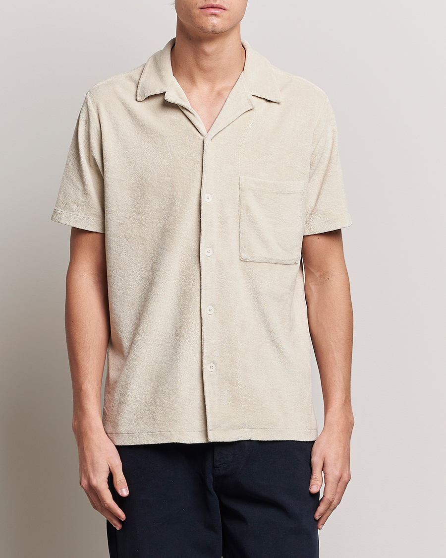 Herren | 30% sale | A Day's March | Yamu Short Sleeve Terry Shirt Desert