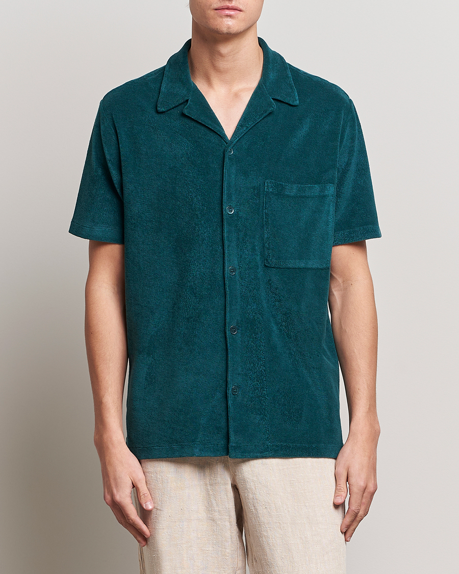 Herren |  | A Day's March | Yamu Short Sleeve Terry Shirt Teal