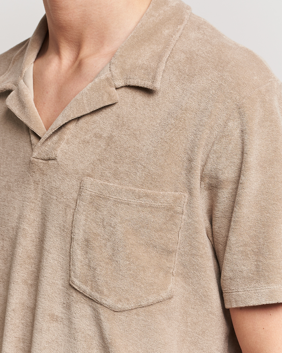 Herren | Poloshirts | A Day's March | Terry Polo Khaki