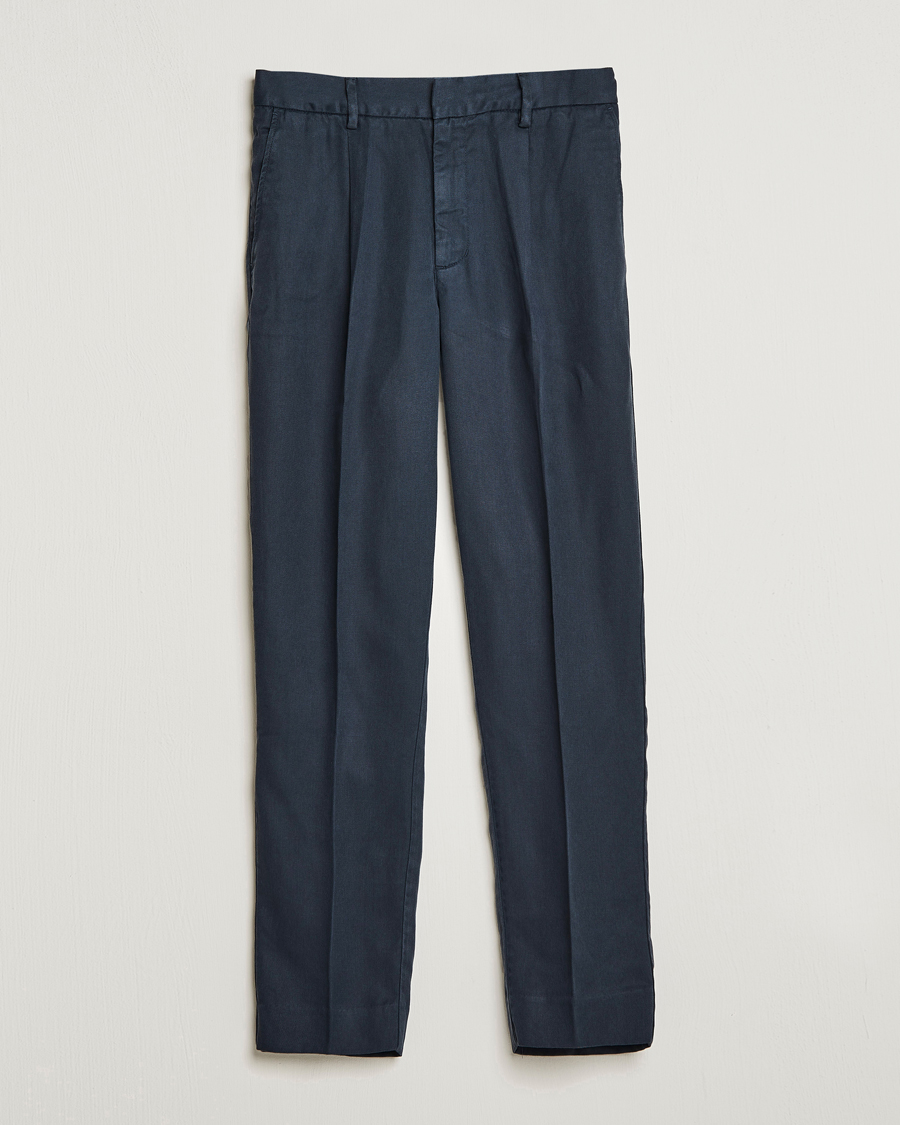 Herren | 30% sale | A Day's March | Smart Trouser Tencel  Navy