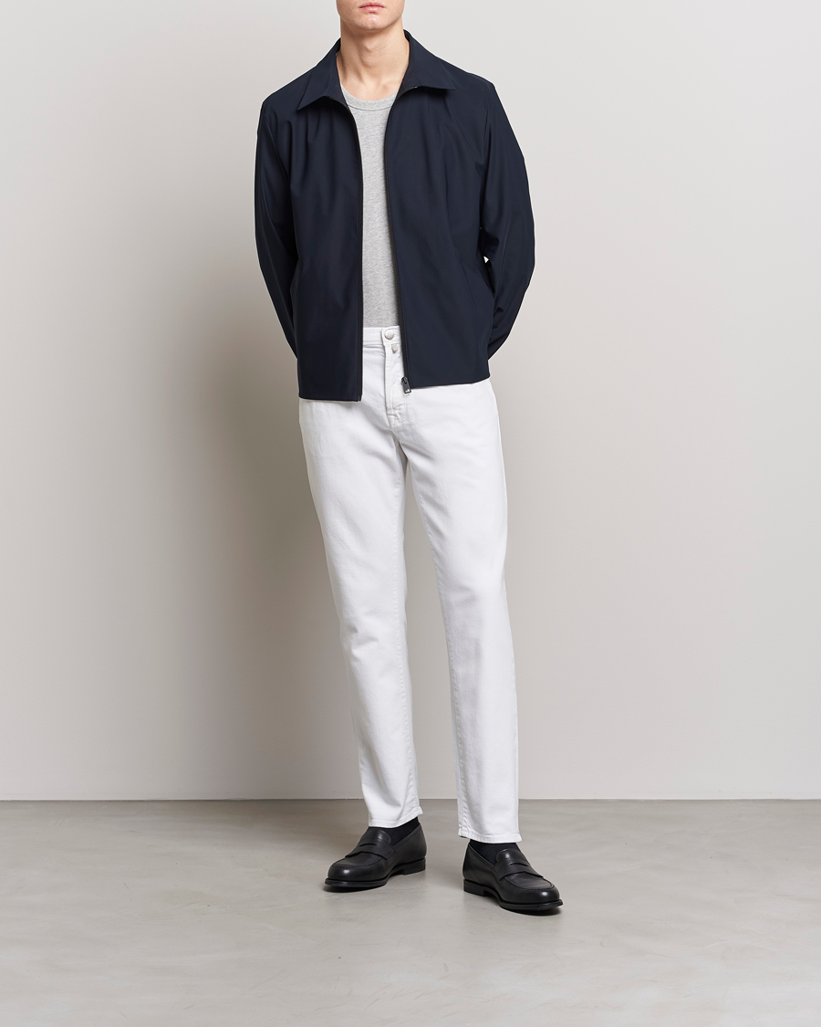 Herren | Hosen | Incotex | Cotton Stretch 5-Pocket Pants White