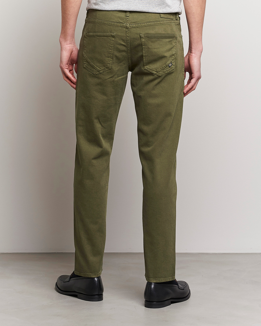 Herren | Hosen | Incotex | Cotton Stretch 5-Pocket Pants Military Green