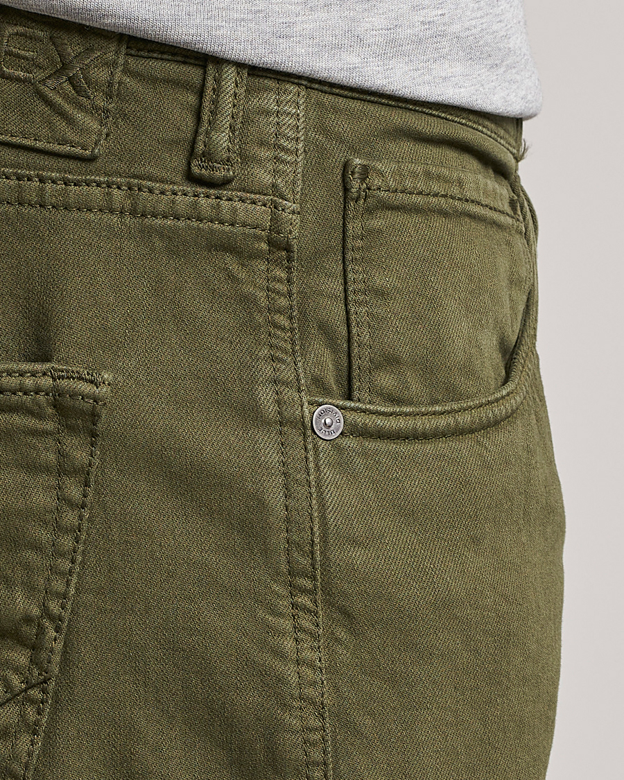 Herren | Hosen | Incotex | Cotton Stretch 5-Pocket Pants Military Green