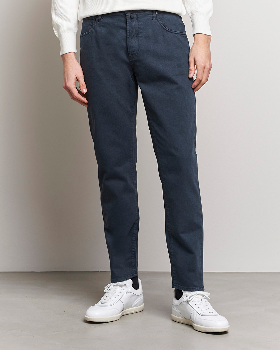Herren | Hosen | Incotex | Cotton Stretch 5-Pocket Pants Navy