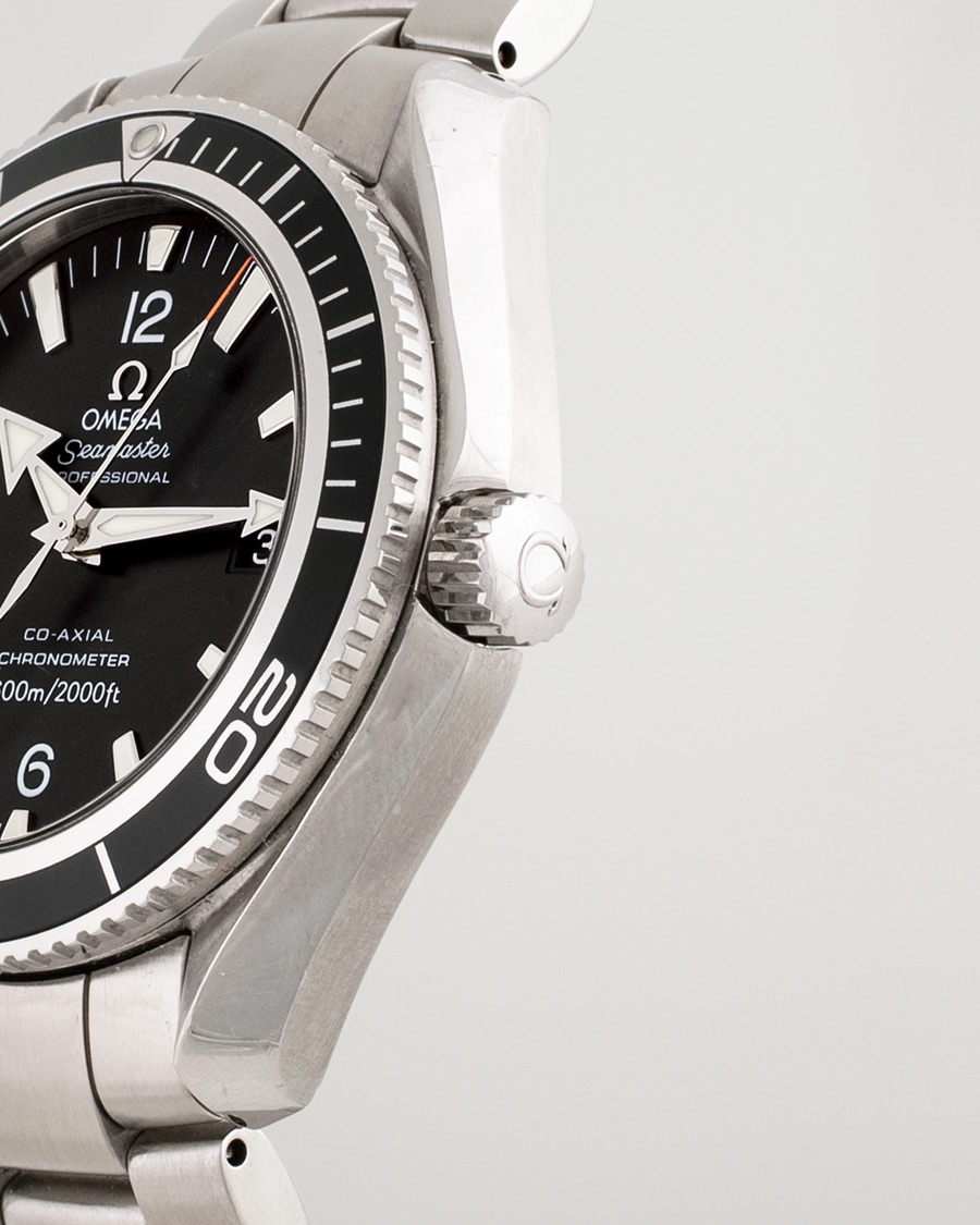 Herren | Omega Pre-Owned Seamaster Planet Ocean 2201.50.00 Steel Black | Omega Pre-Owned | Seamaster Planet Ocean 2201.50.00 Steel Black