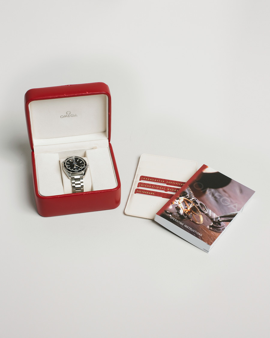 Herren | Omega Pre-Owned Seamaster Planet Ocean 2201.50.00 Steel Black | Omega Pre-Owned | Seamaster Planet Ocean 2201.50.00 Steel Black