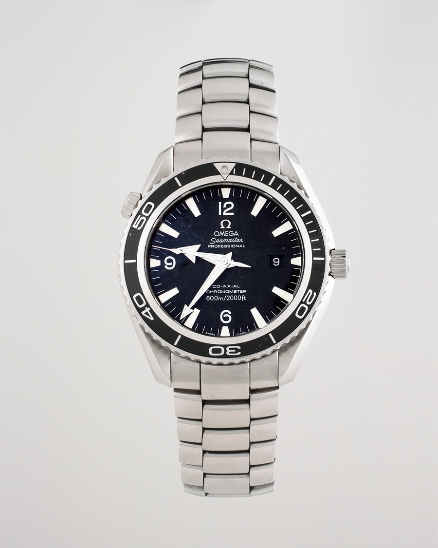Herren | Omega Pre-Owned Seamaster Planet Ocean 2200.50.00 Steel Black | Omega Pre-Owned | Seamaster Planet Ocean 2200.50.00 Steel Black