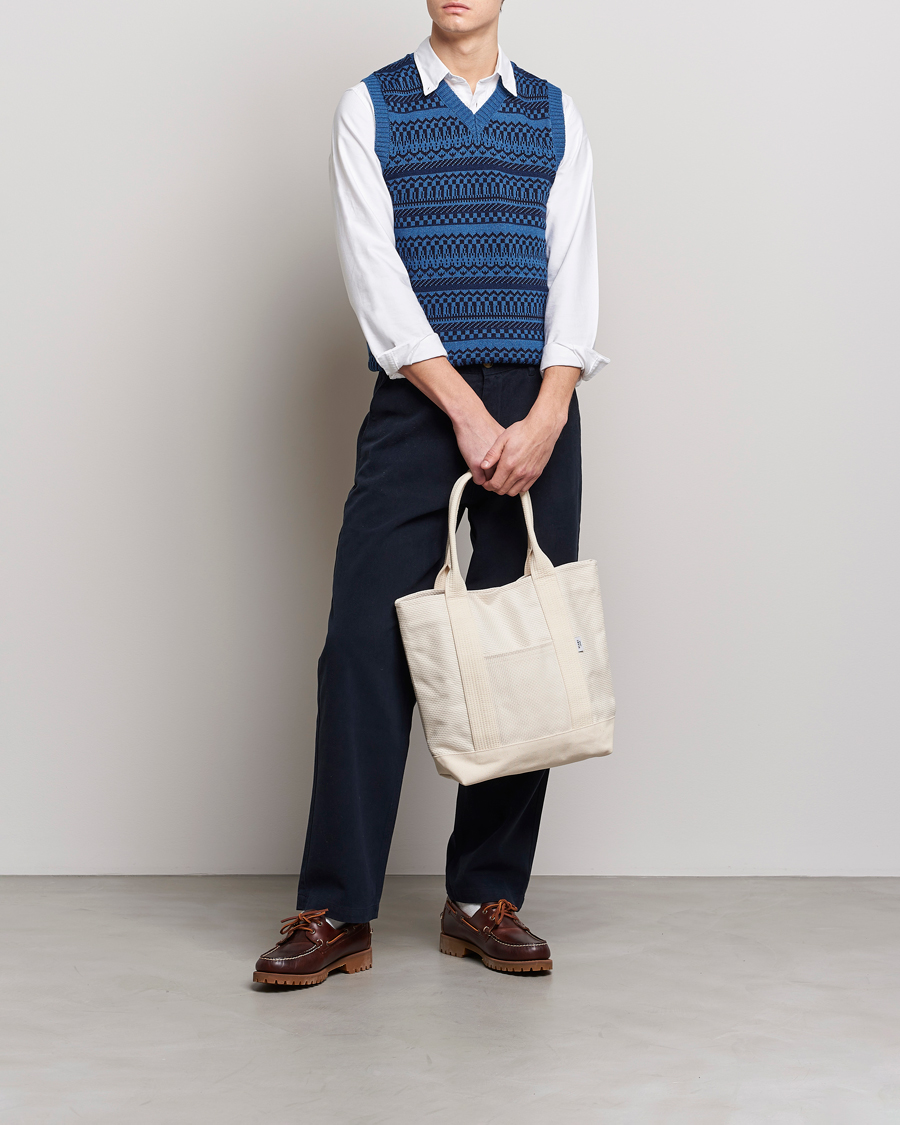 Herren | Pullover | BEAMS PLUS | Knit Fairisle Vest Navy