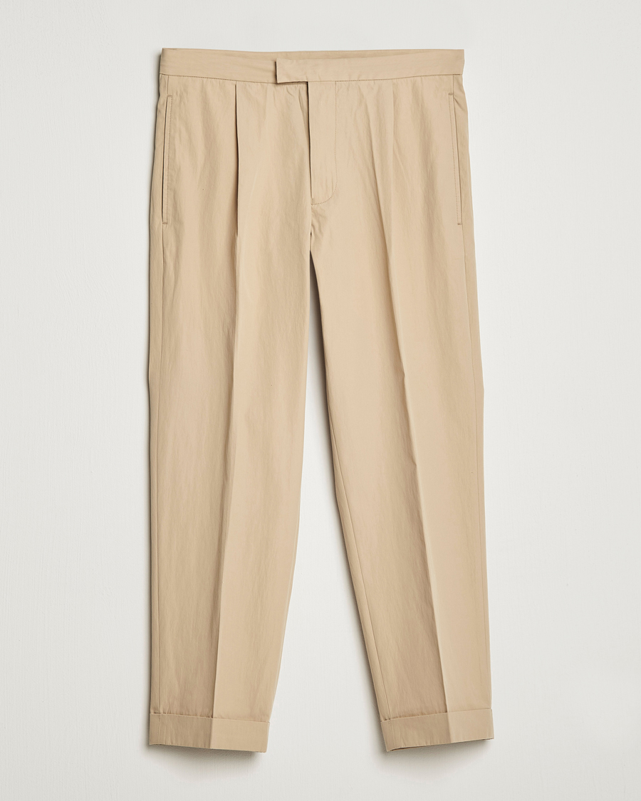 Herren | Hosen | BEAMS PLUS | Comfort Cloth Travel Trousers Beige