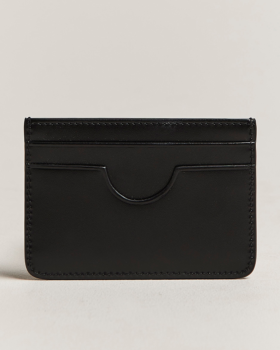 Herren | Geldbörsen | AMI | Leather Card Holder Black