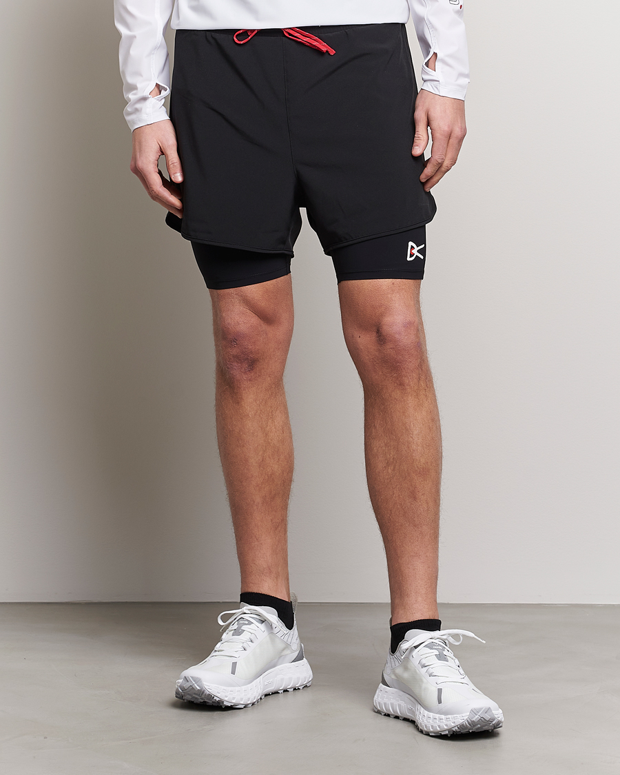 Herren | Funktionsshorts | District Vision | Aaron Trail Shorts Black