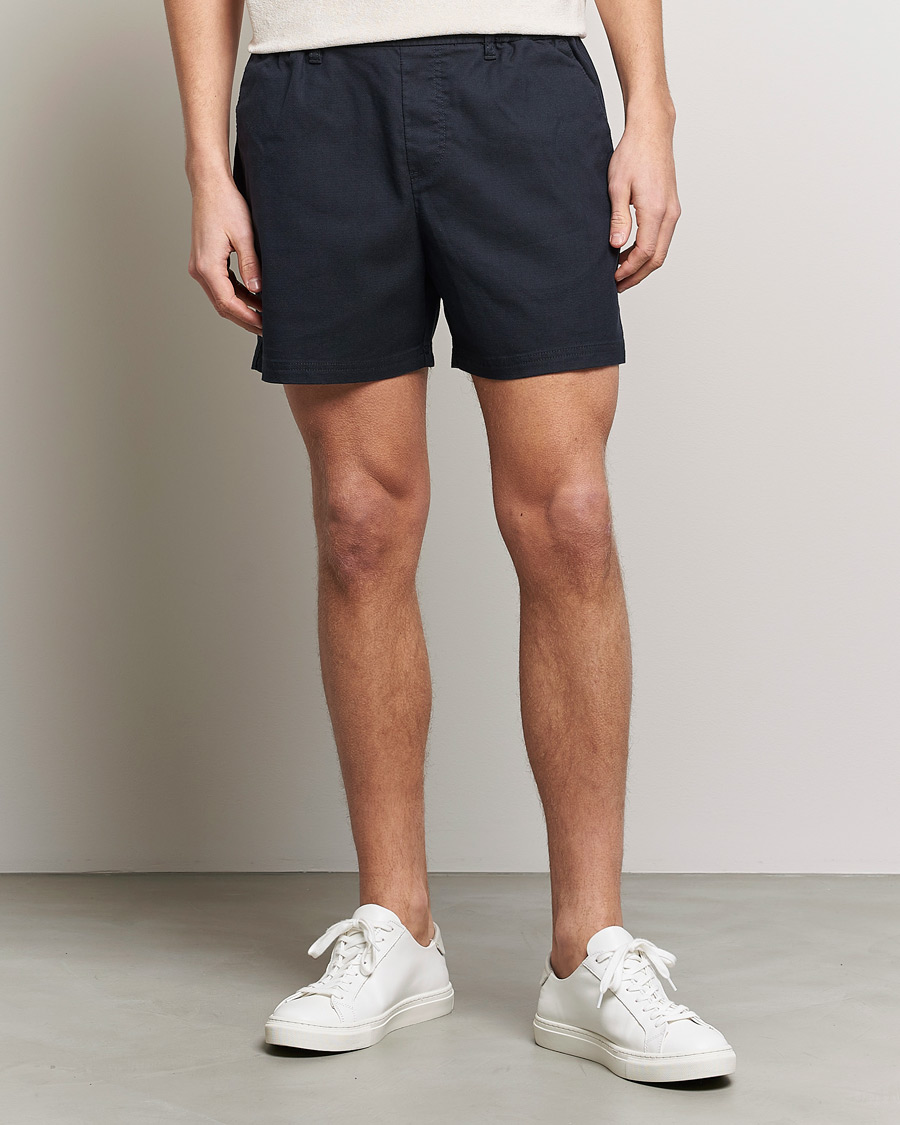 Herren |  | Lyle & Scott | Textured Shorts Dark Navy