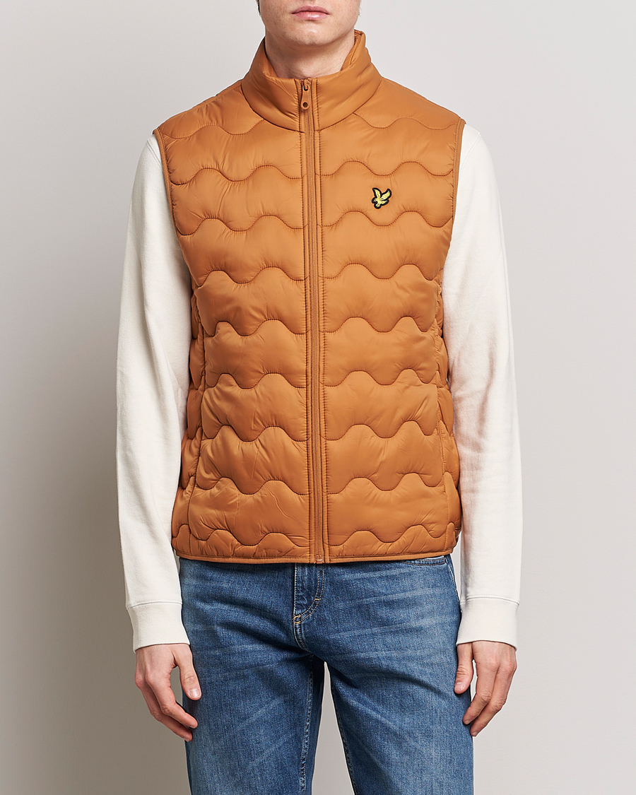 Herren | Westen | Lyle & Scott | Crest Quilted Gilet Vest Salt Burne