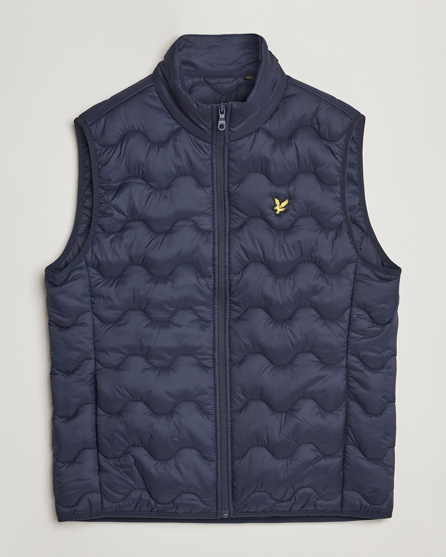 Herren | Westen | Lyle & Scott | Crest Quilted Gilet Vest Dark Navy