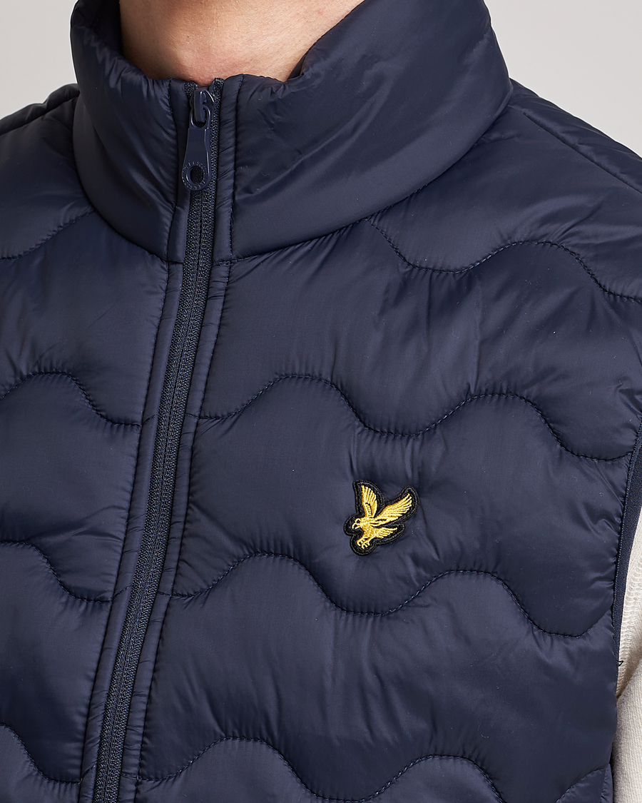 Herren | Westen | Lyle & Scott | Crest Quilted Gilet Vest Dark Navy