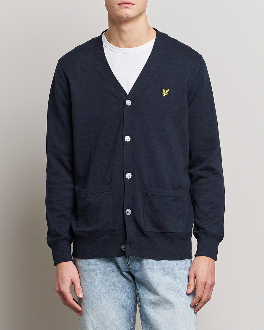 Herren |  | Lyle & Scott | Cotton Cardigan Dark Navy