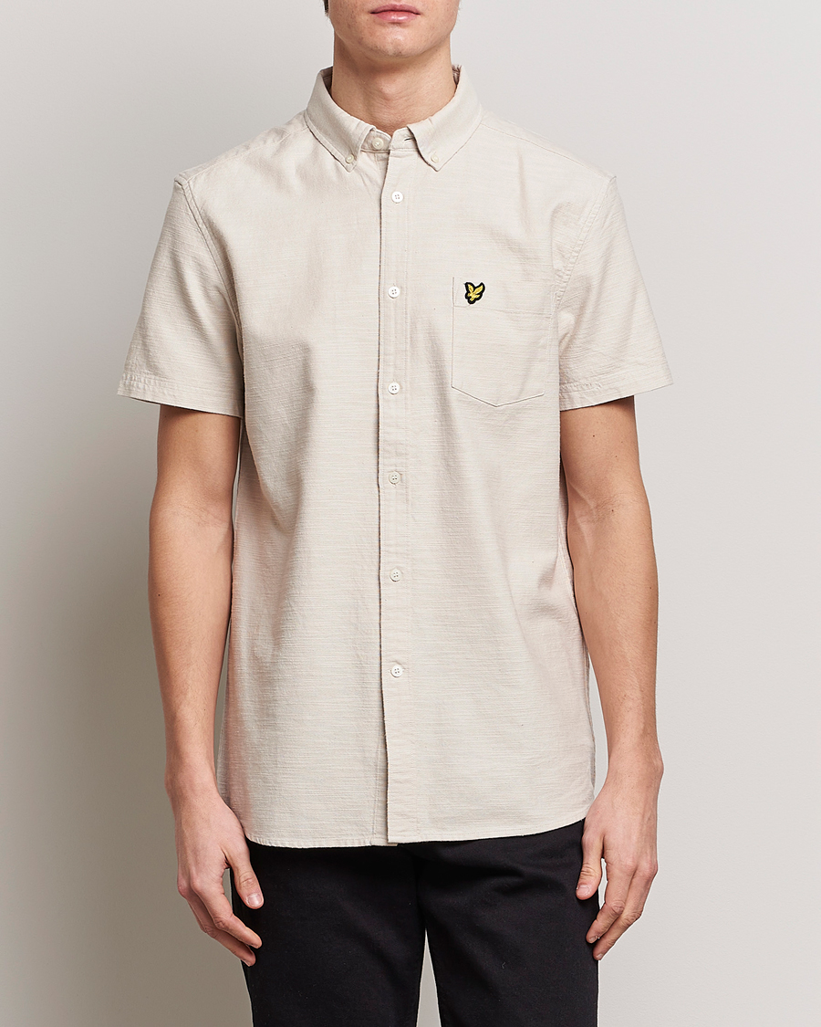 Herren |  | Lyle & Scott | Cotton Slub Short Sleeve Shirt Cove