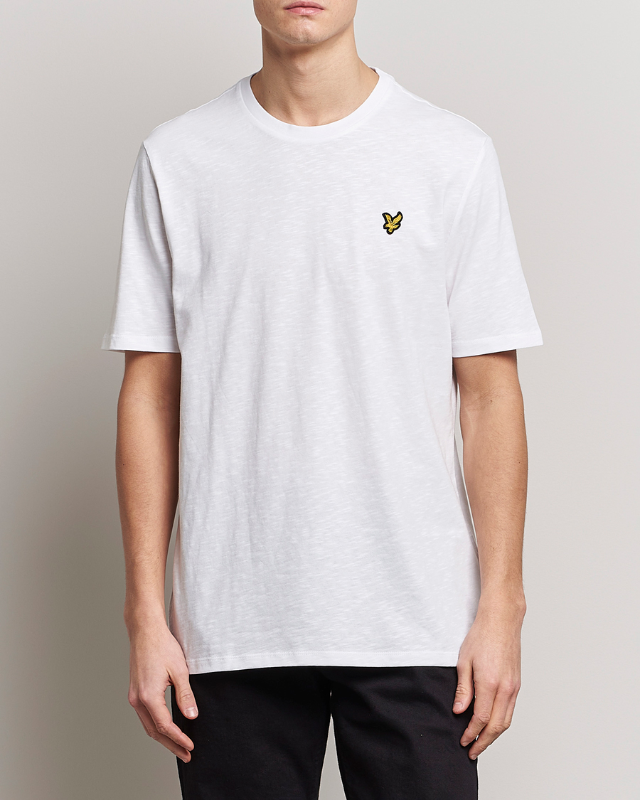 Herren | Weiße T-Shirts | Lyle & Scott | Slub T-Shirt White