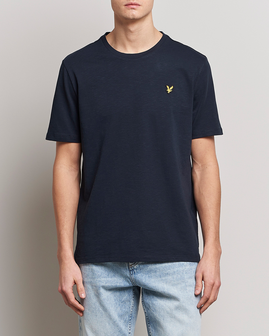 Herren | Lyle & Scott | Lyle & Scott | Slub T-Shirt Dark Navy