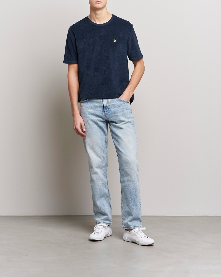 Herren | T-Shirts | Lyle & Scott | Terry T-Shirt Dark Navy