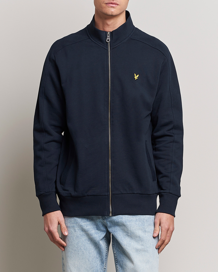 Herren | Full-zip | Lyle & Scott | Track Full Zip Sweater Dark Navy