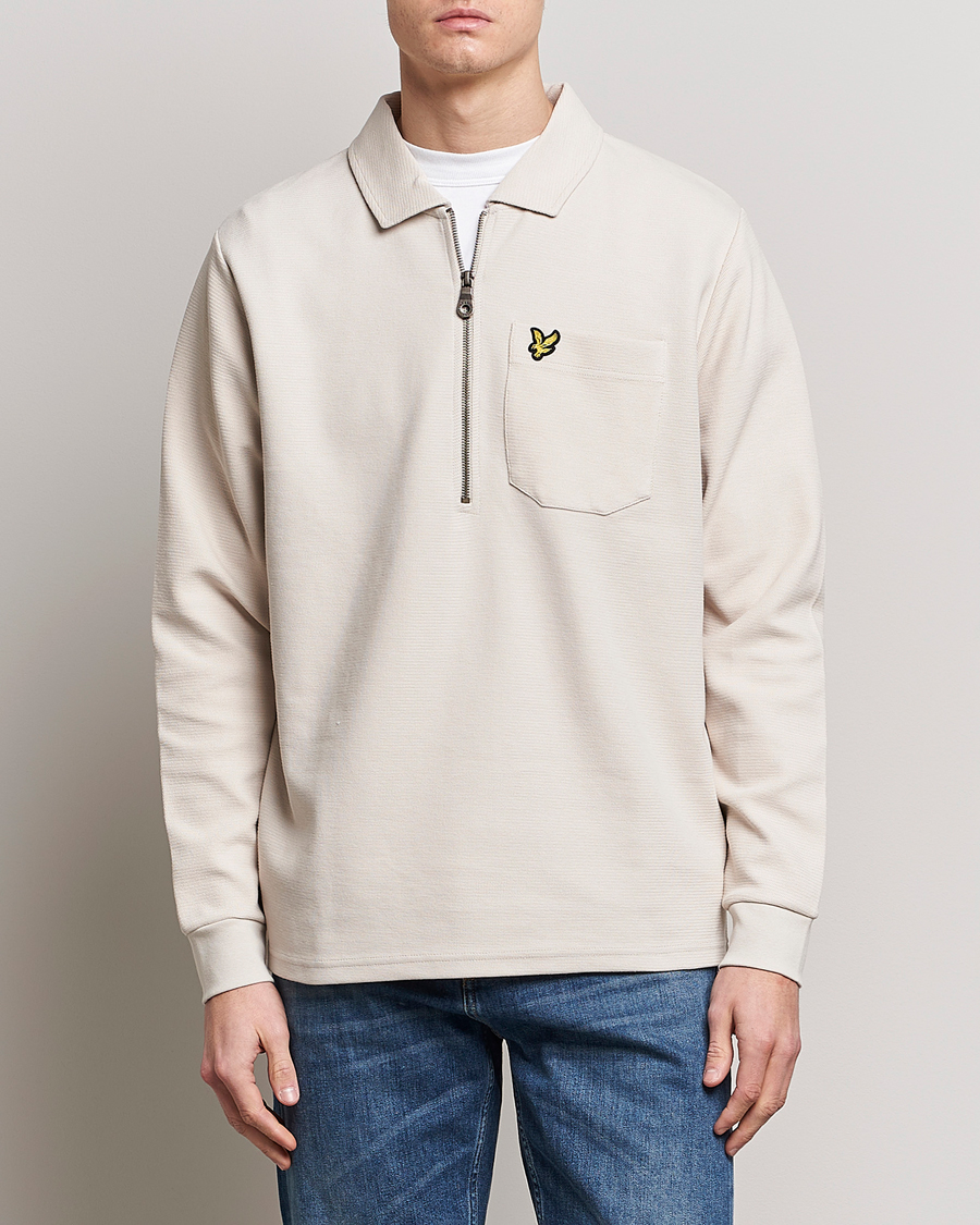 Herren |  | Lyle & Scott | Crest Half Zip Sweater Cove