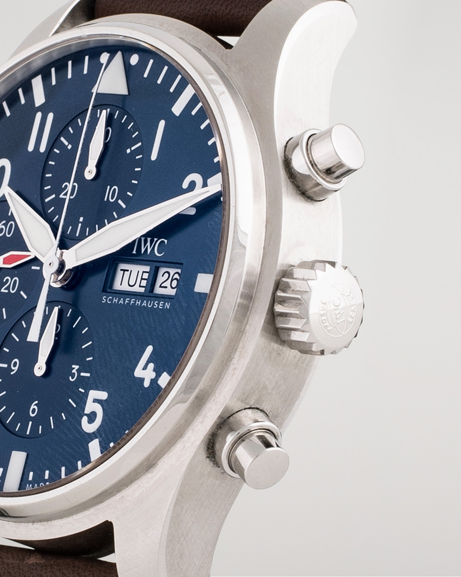 Herren | Pre-Owned & Vintage Watches | IWC Pre-Owned | Le Petit Prince Chronograph IW377714 Steel Blue