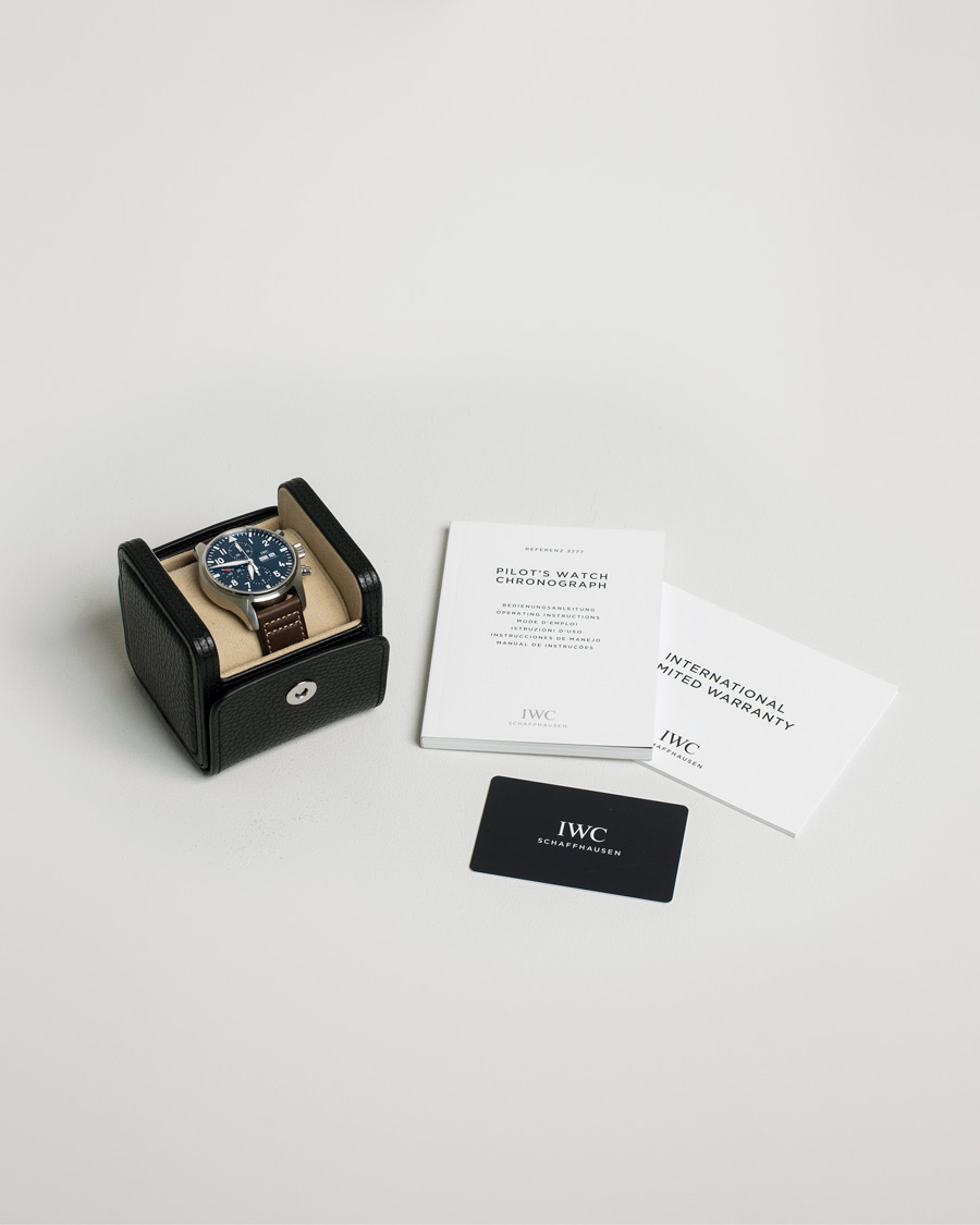 Herren | Pre-Owned & Vintage Watches | IWC Pre-Owned | Le Petit Prince Chronograph IW377714 Steel Blue